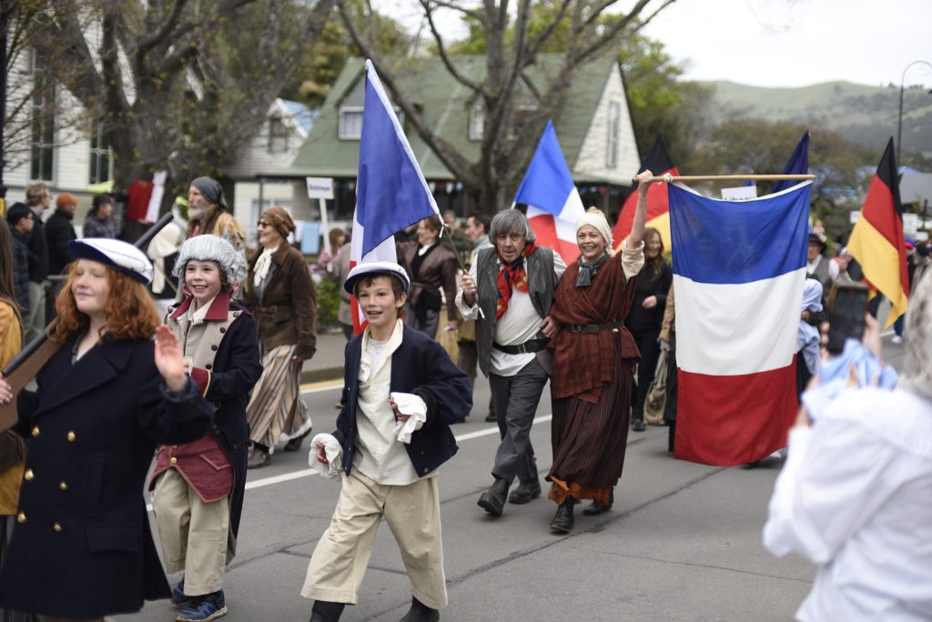 akaroa french festival parade